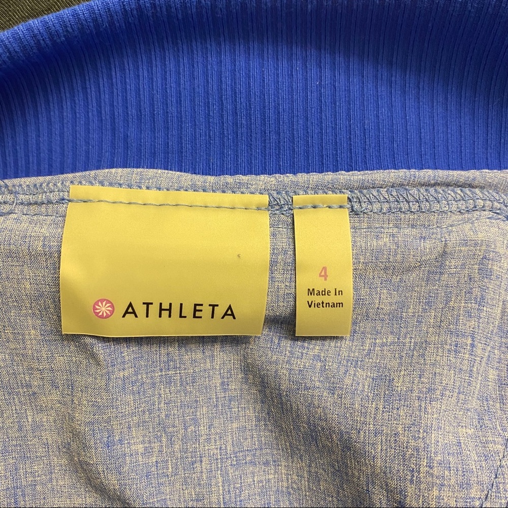 Athleta Drawstring Blue Capris - Picture 6 of 7